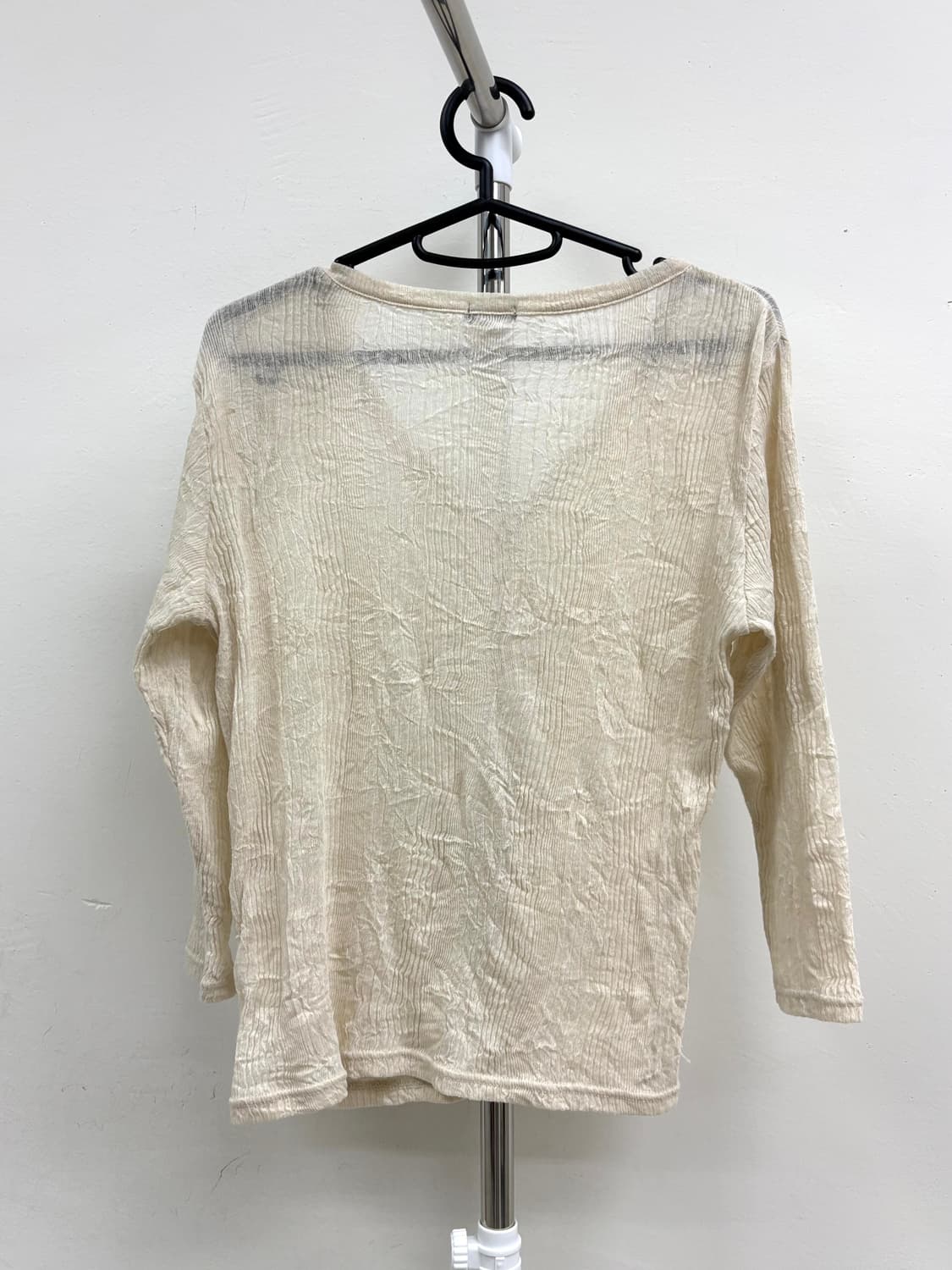 빈티지 아이보리 플리츠 가디건 상품이미지7