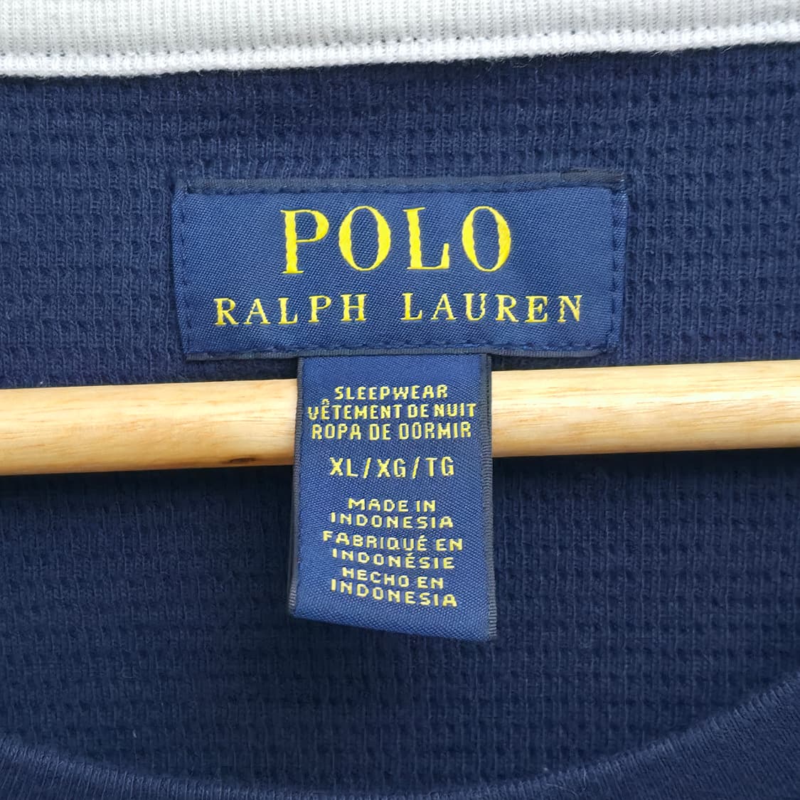 [XL] 폴로 랄프로렌 네이비 와플티 상품이미지5