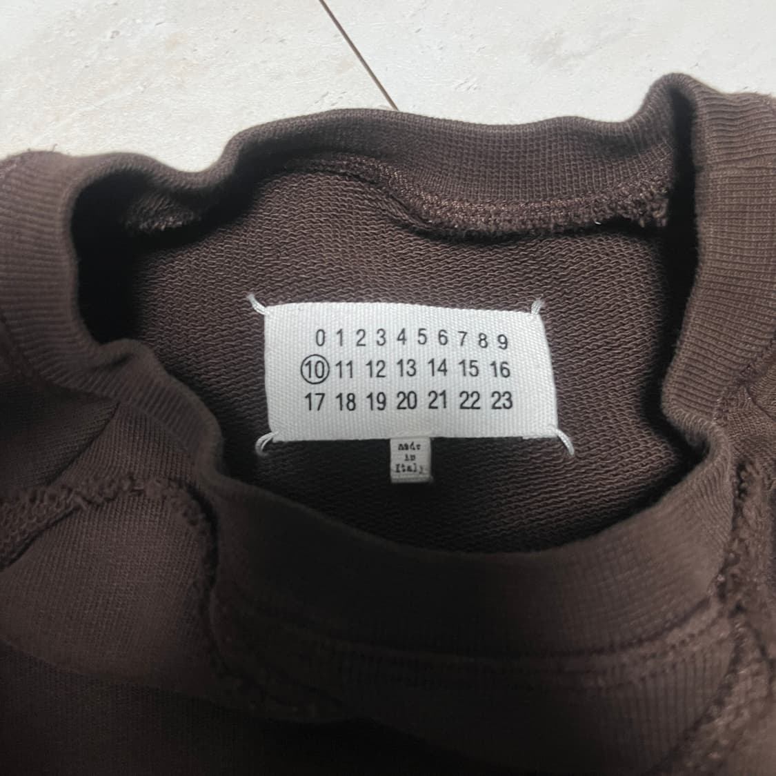 마르지엘라 엘보 패치 맨투맨 50사이즈 상품이미지4