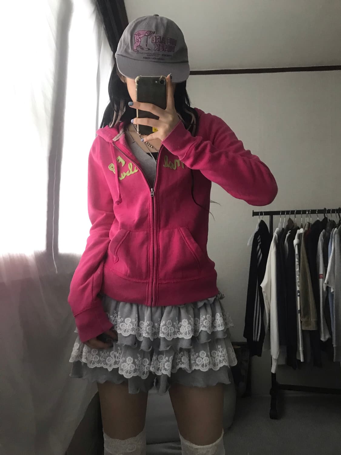 홀리스터 핑크 후드집업 상품이미지6