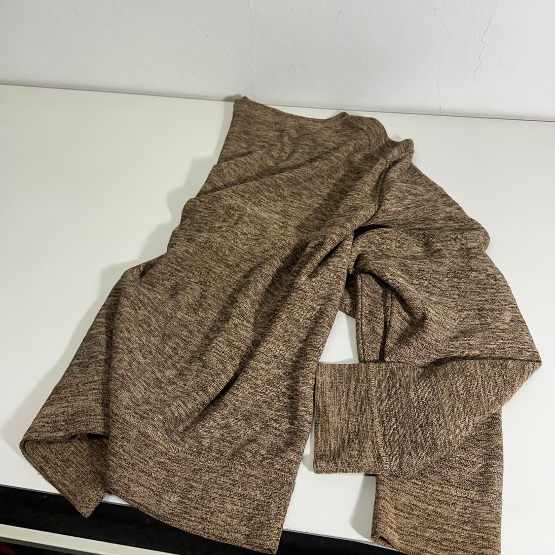 우먼M 르메르 루즈핏 나염 얇은 긴팔니트 상품이미지5