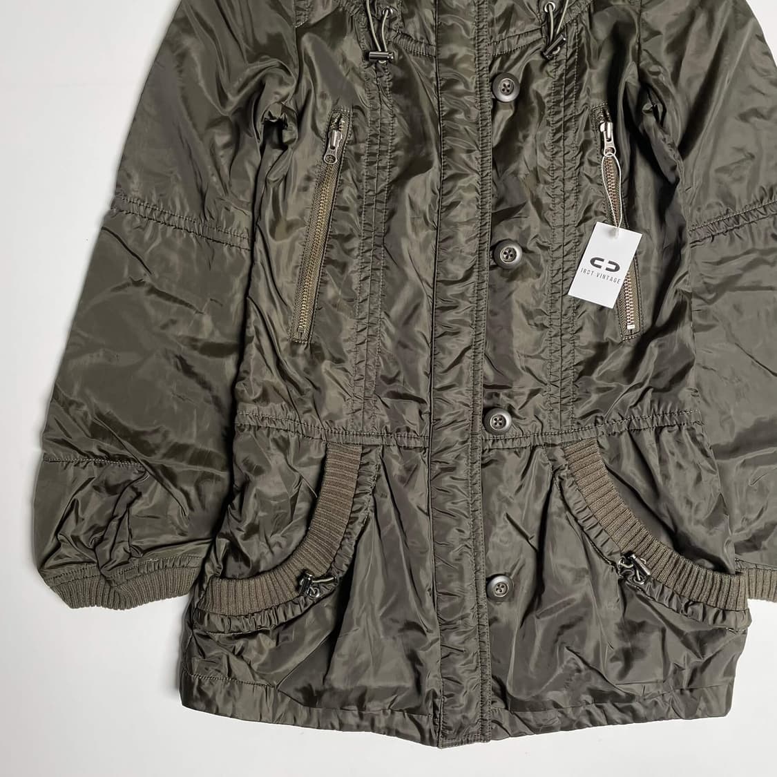 Jetlabel 나일론 립 포인트 후디 파카 상품이미지4