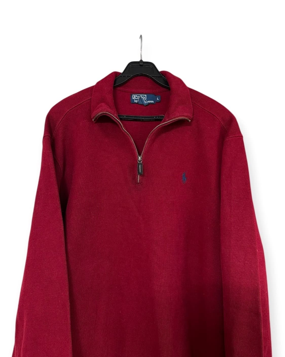 폴로 랄프로렌 하프집업 니트 버건디 상품이미지3