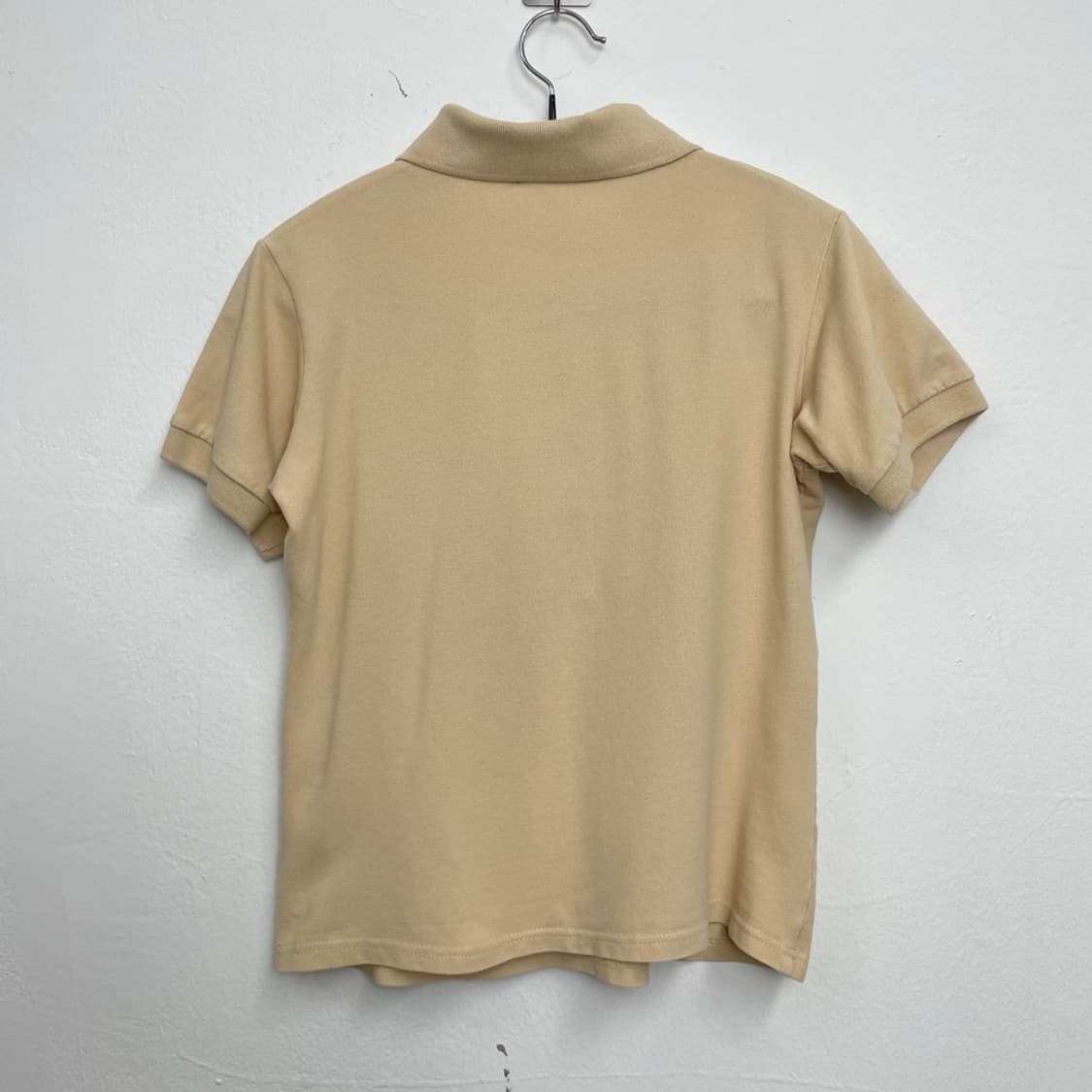 버버리 Burberry 체크 트리밍 반팔 카라티 M 상품이미지6