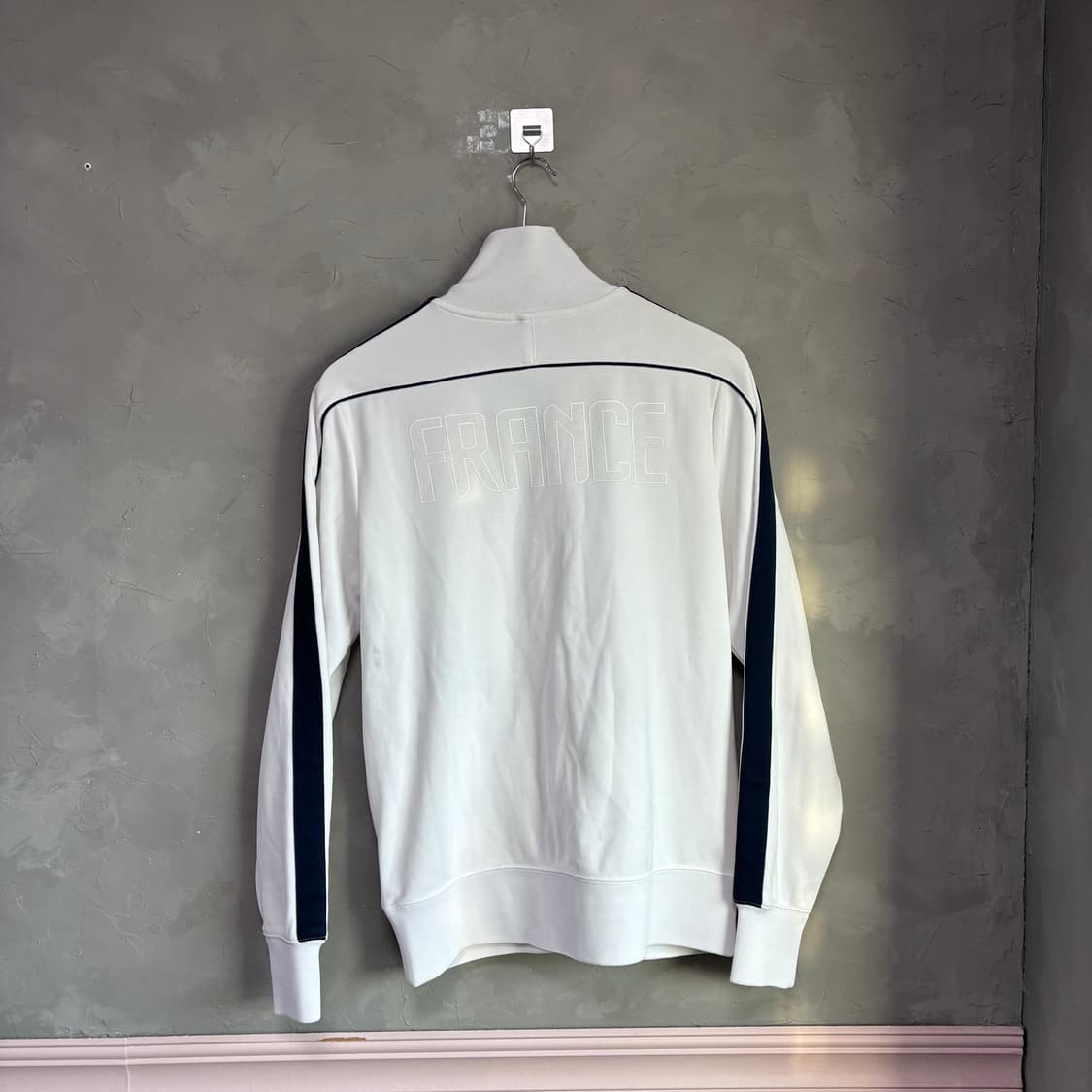 나이키 프랑스 져지 트랙탑 화이트 네이비 상품이미지4