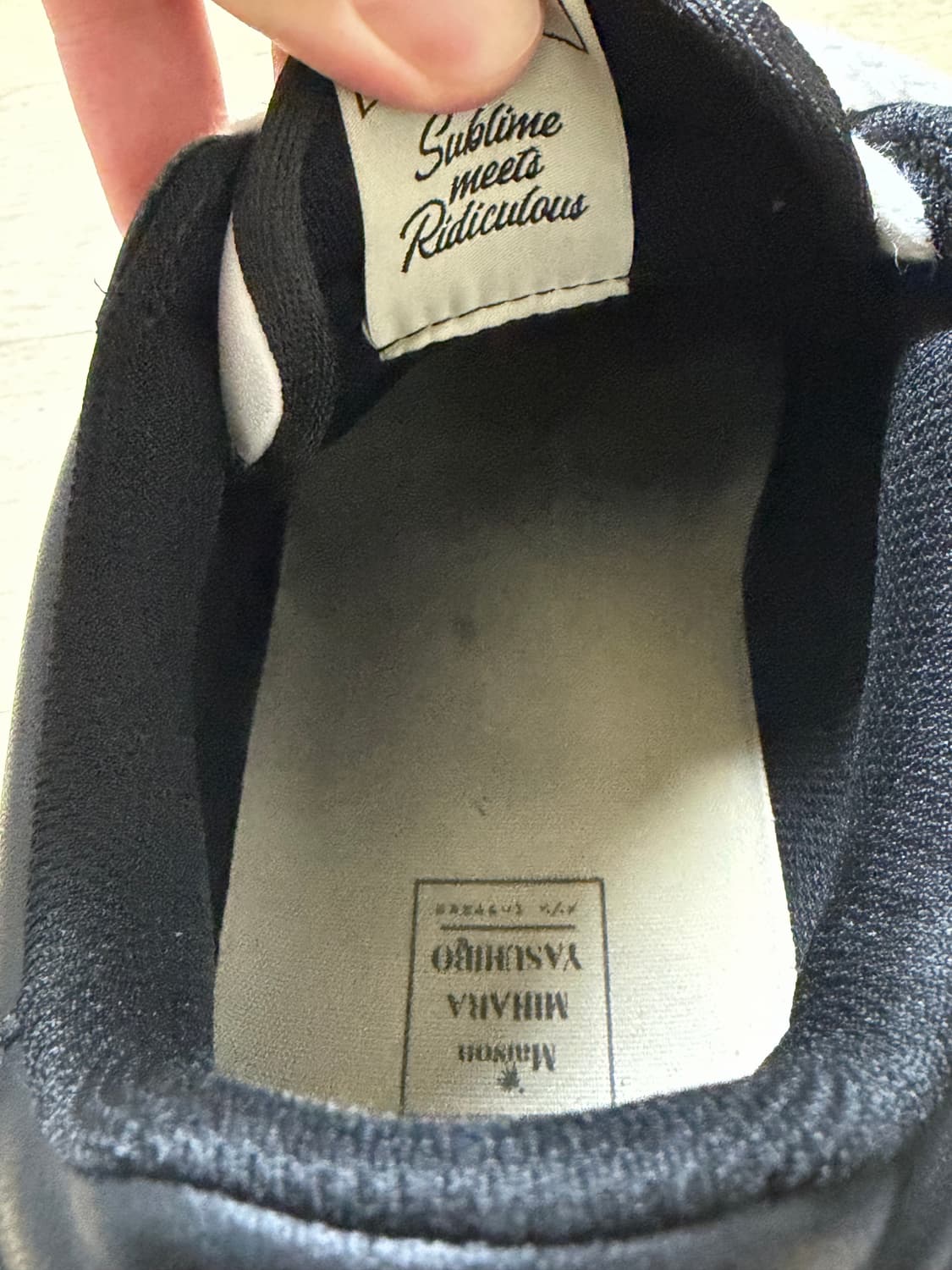 미하라 야스히로 웨인 OG 스니커즈 블랙/화이트 43 (275~280) 상품이미지9