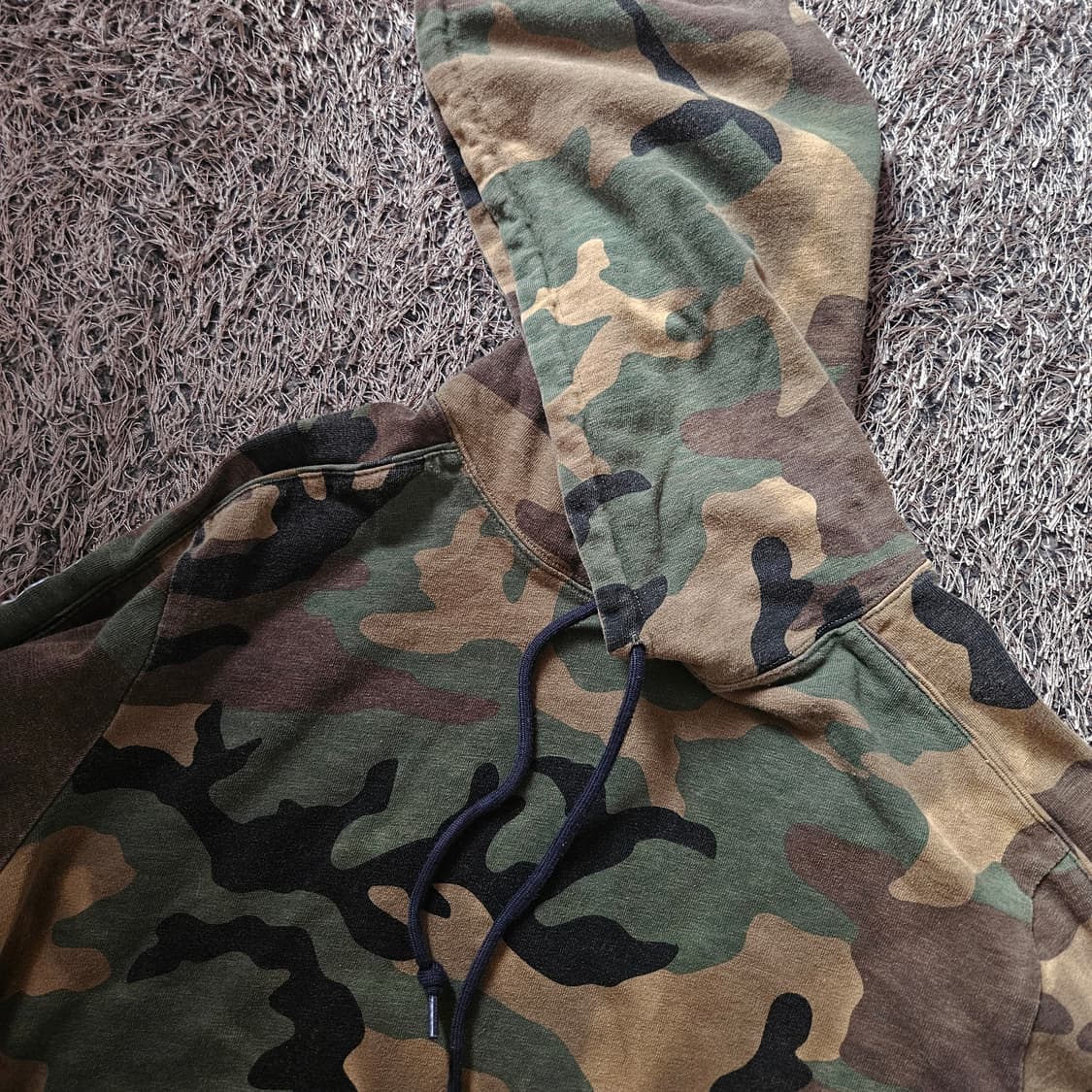 슈프림 카모플라쥬 빈티지 코튼 후드 M size 상품이미지4