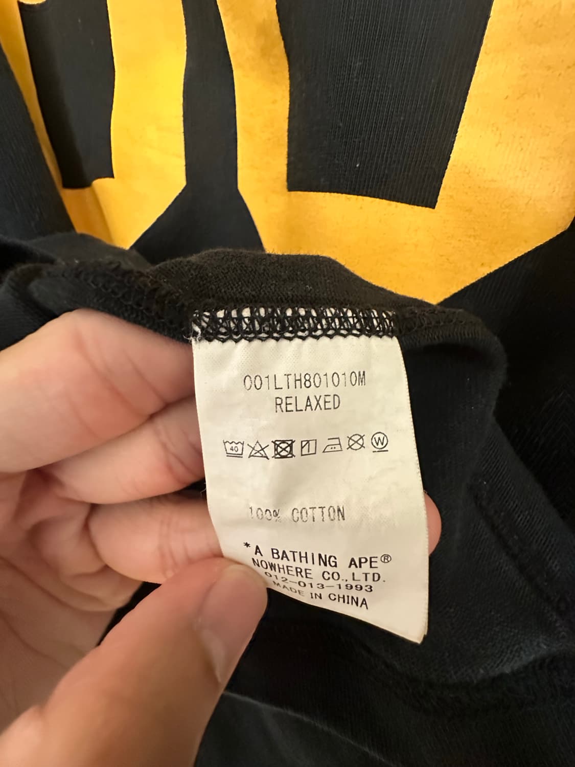 BAPE 베이프 풋볼 져지 맨투맨 XL 상품이미지6