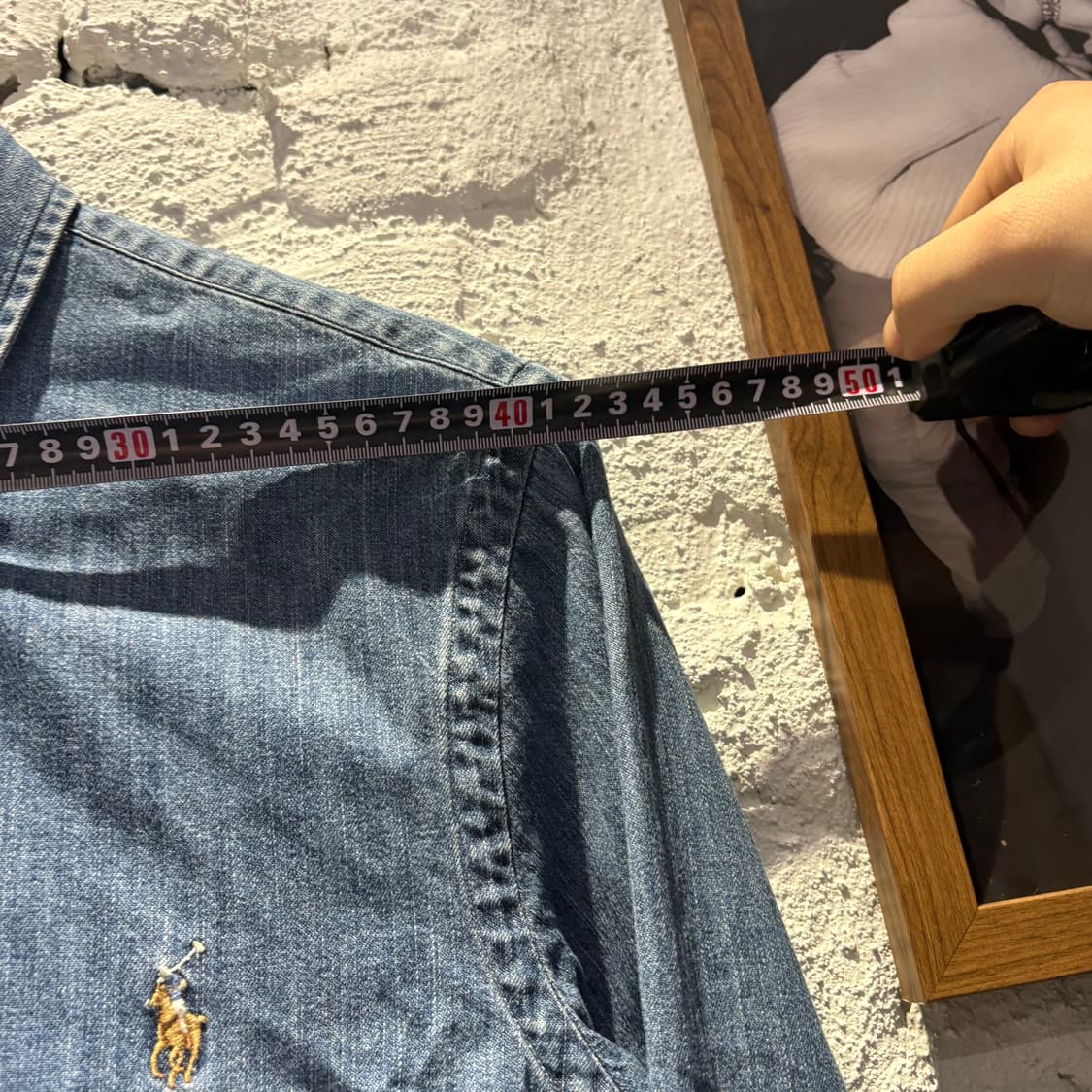 폴로 빈티지 데님 카라셔츠 상품이미지2