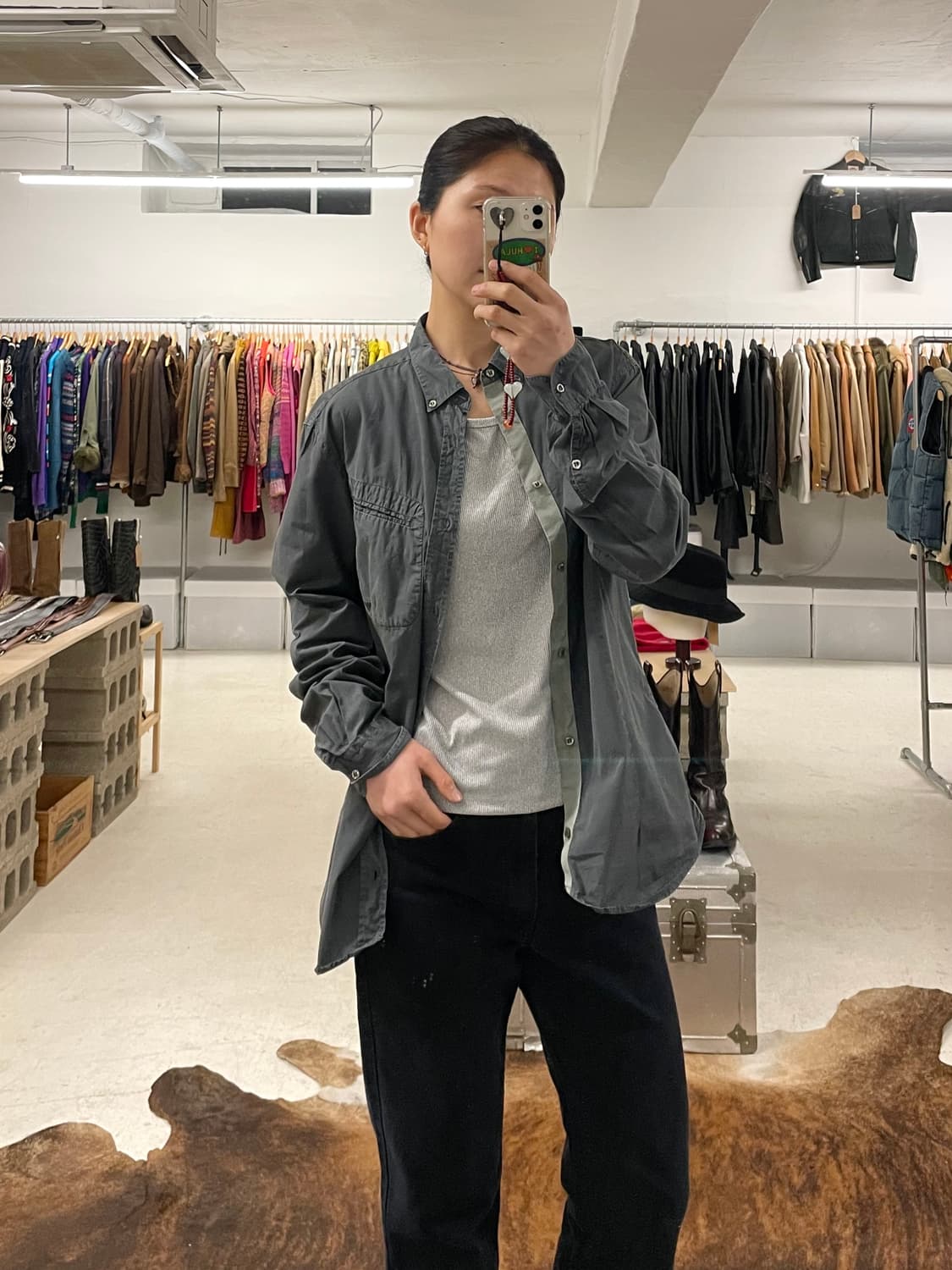 EMPORIO ARMANI washed shirts 아르마니 워싱 셔츠 상품이미지7