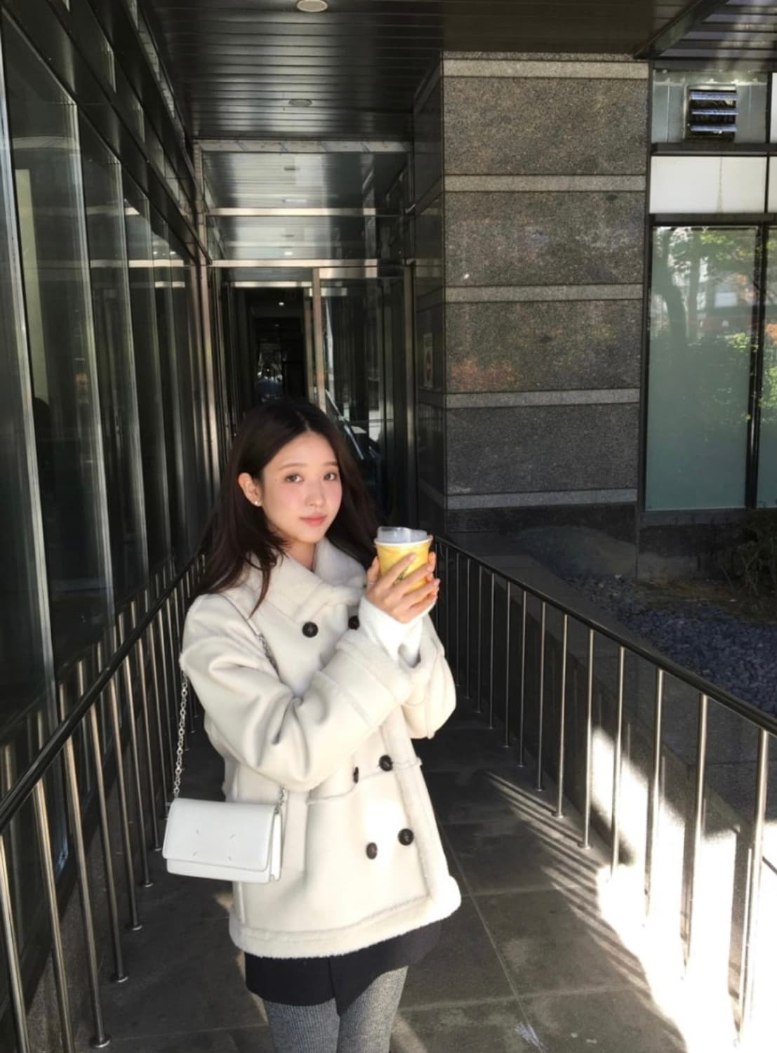 (새상품)비코튼 넬라 시어링 자켓 무스탕 상품이미지4