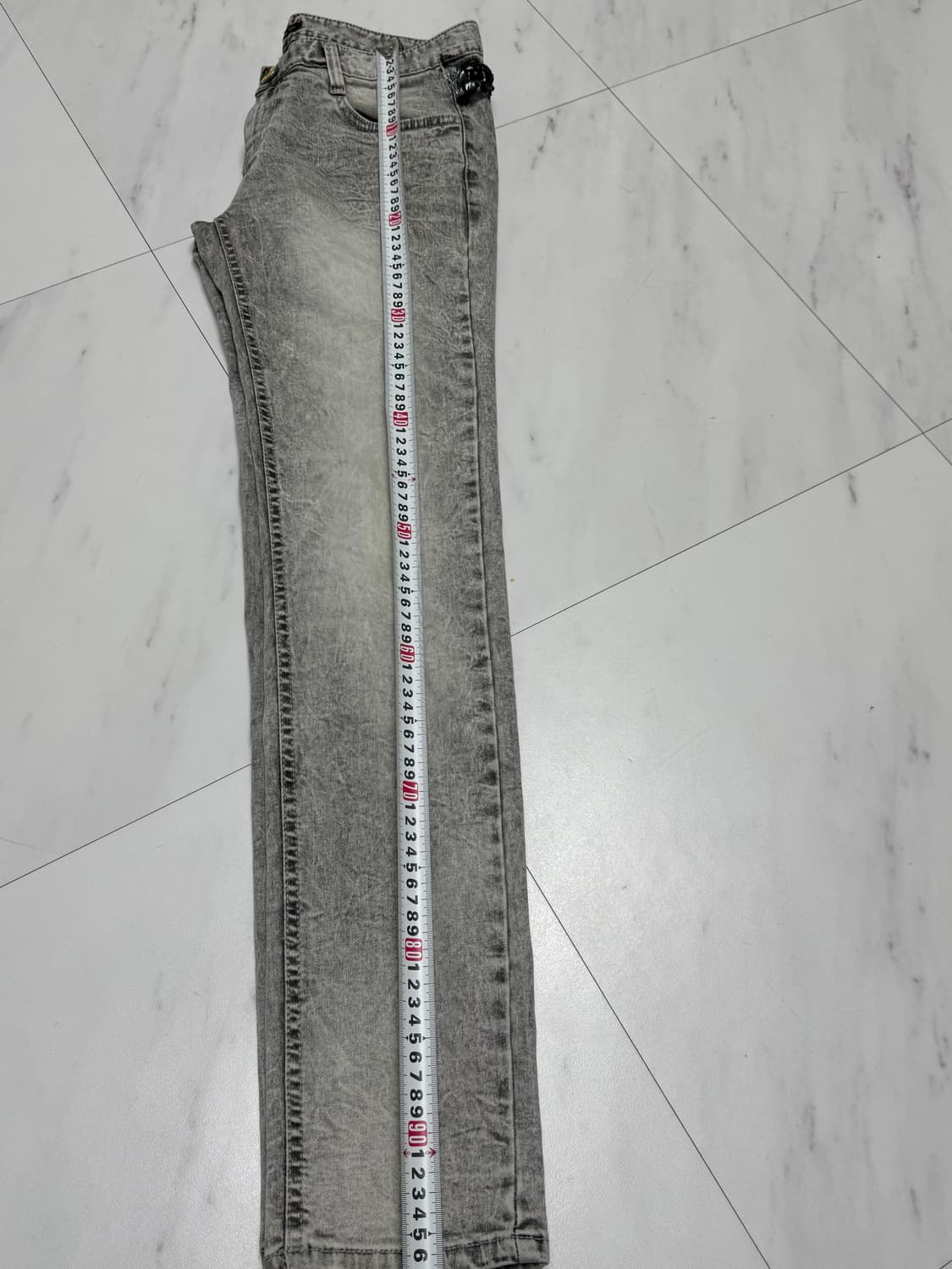 Coo's Vintage 그레이 워싱 부츠컷 데님 팬츠 30 상품이미지4