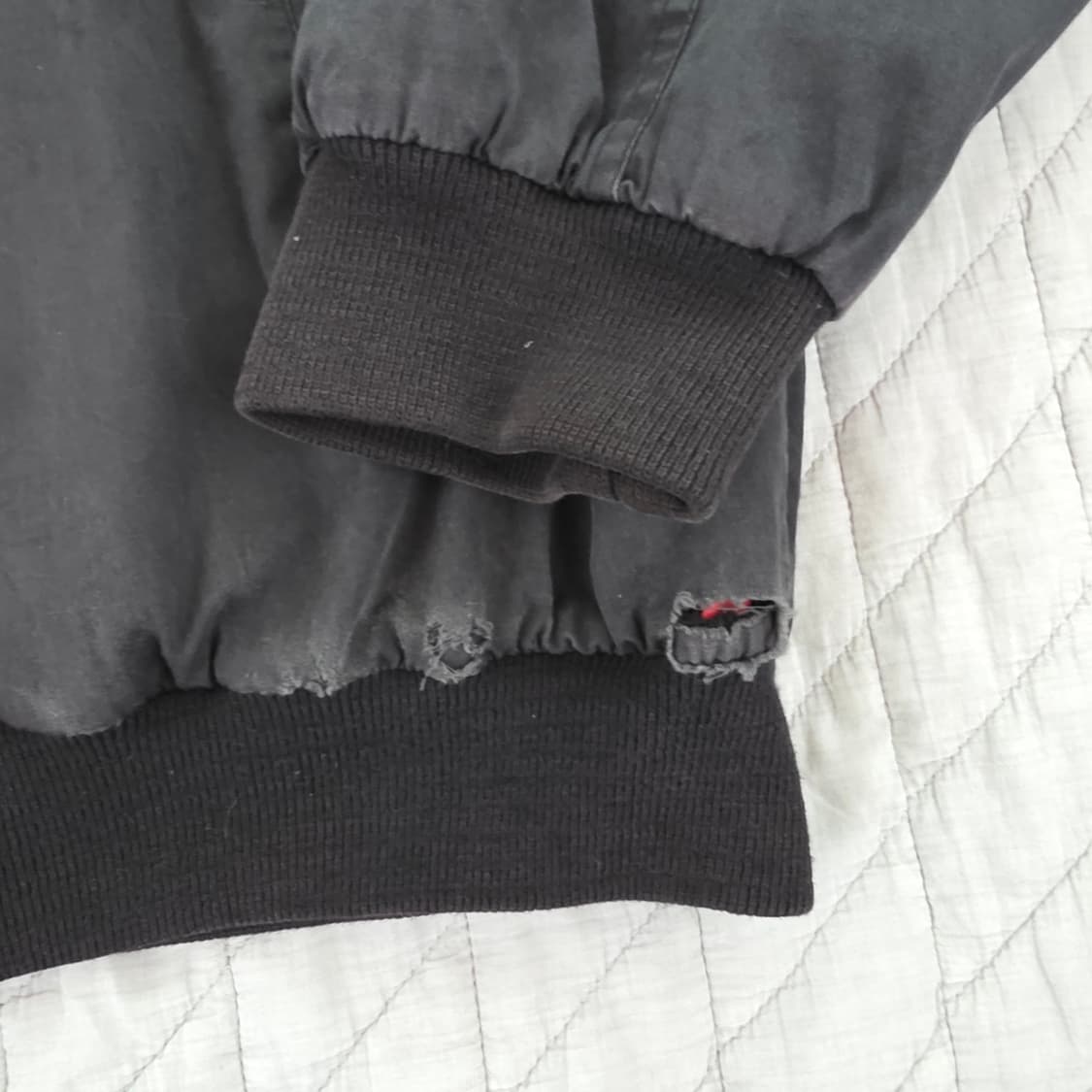 [XL] 90s 빈티지 말보로 리버시블 봄버 자켓 블랙/레드 쿨컨디션 상품이미지6