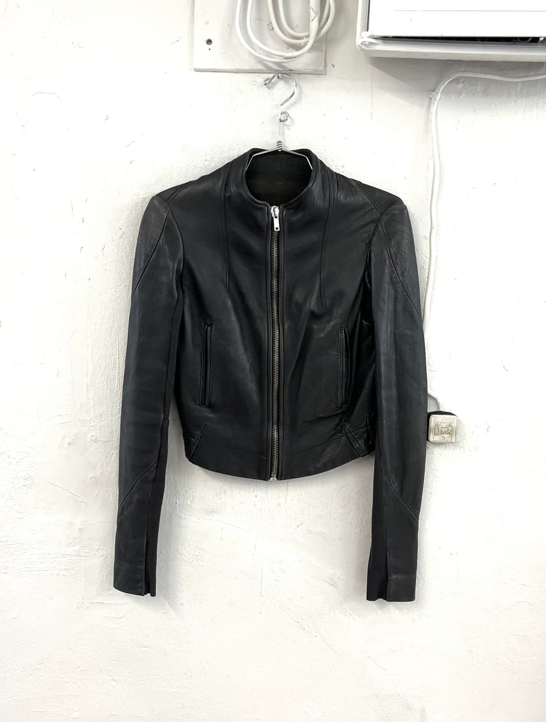 릭오웬스 2004FW 램스킨 레더 다트 자켓 상품이미지1