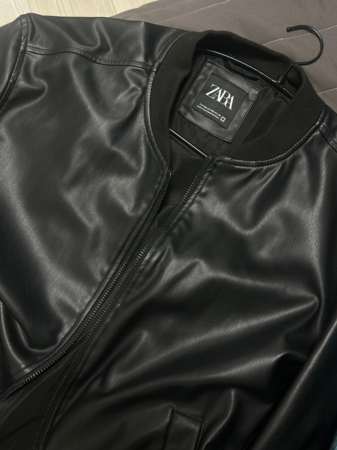 자라 레더자켓 상품이미지1