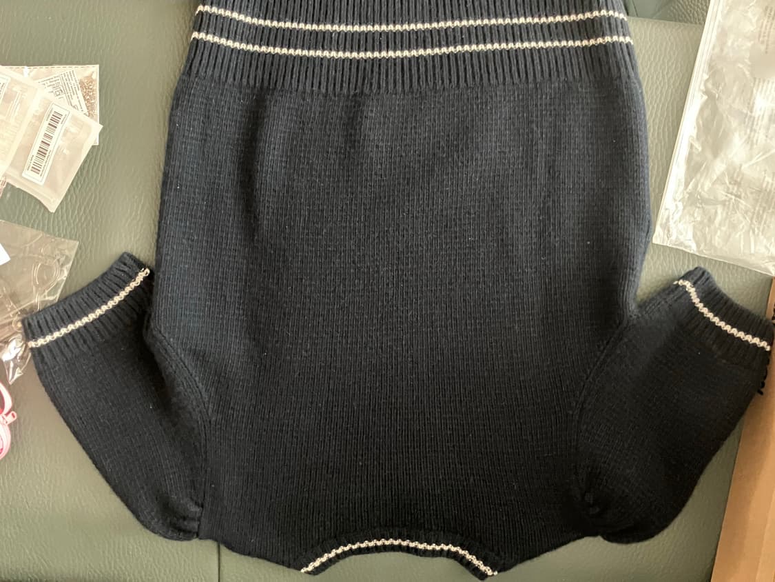 디올 크리스찬 디올 니트 반소매 스웨터 반팔티 상품이미지4