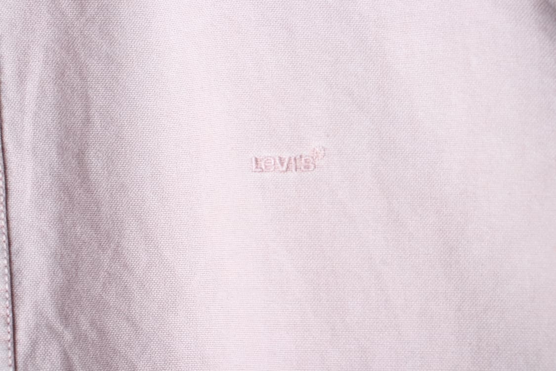 (S-M) 리바이스 셔츠 남방 옥스포드 핑크 무지 아메카지-H32650 상품이미지5