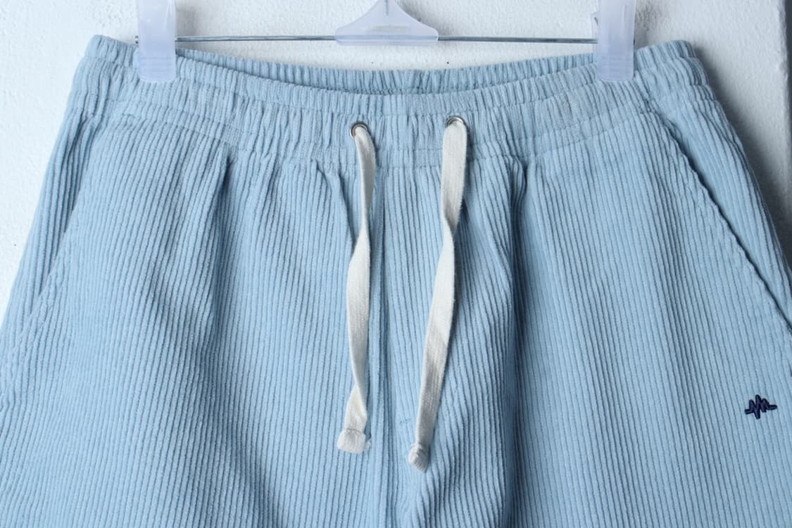 W(S-M) 브랜드빈티지 반바지 팬츠 코듀로이 밴딩 연블루-P9822 상품이미지3