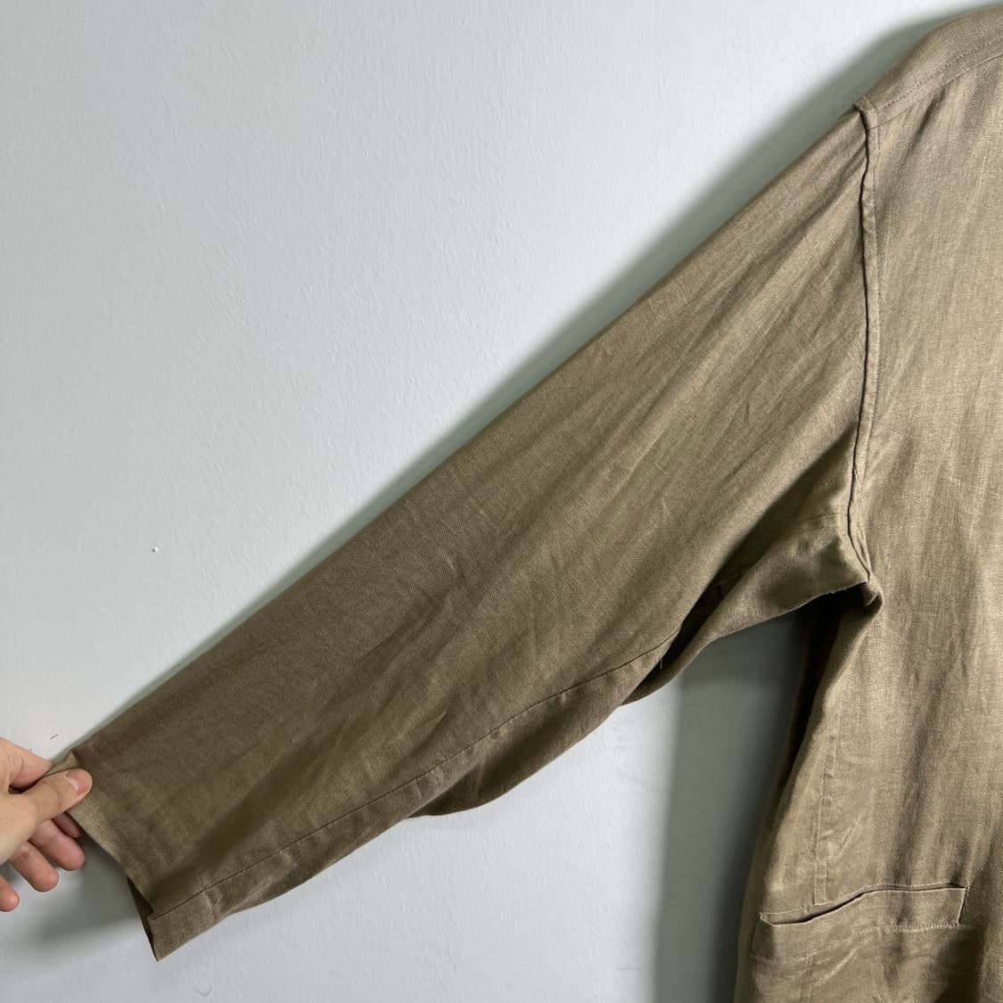 이세이미야케 플랜테이션 자수 린넨 자켓 M 상품이미지6
