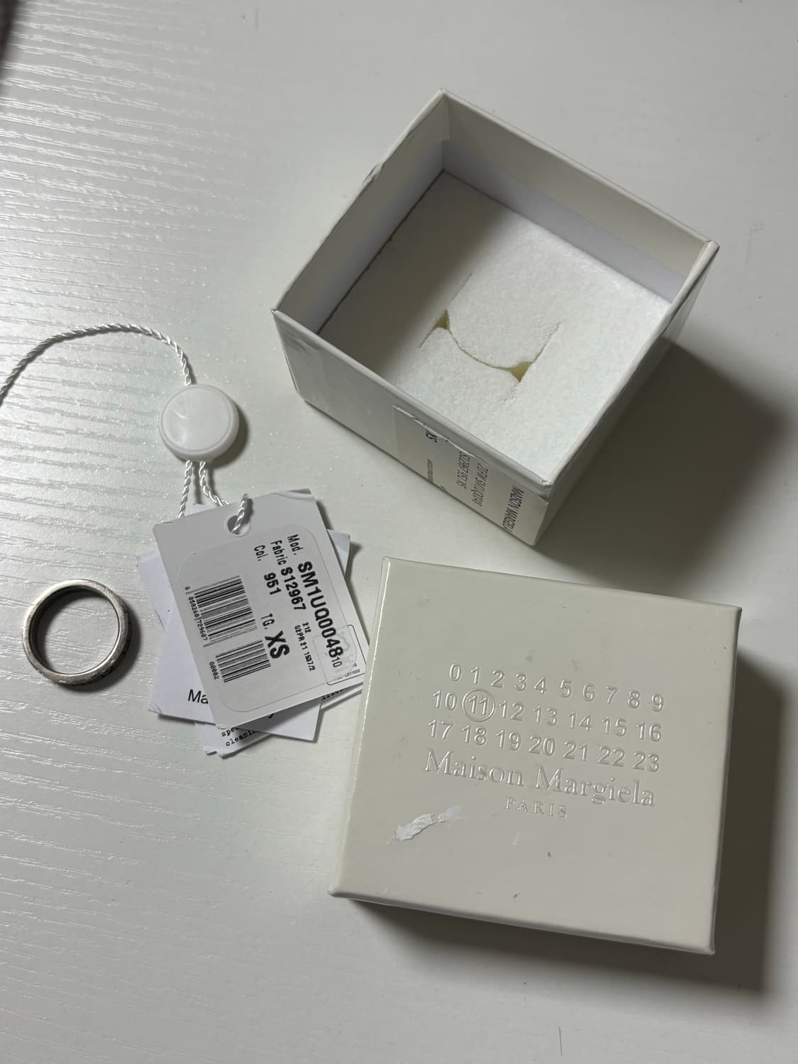 메종마르지엘라 넘버링 반지 XS 상품이미지1