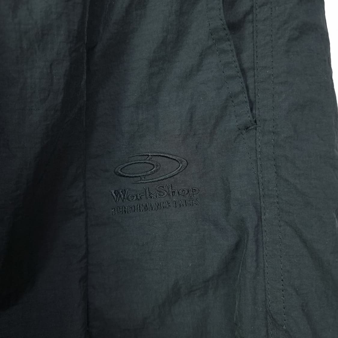 [트래블] 스켈레톤 나일론 와이드 팬츠 블랙 M19133 상품이미지7