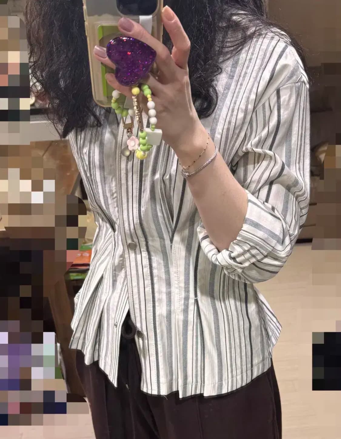 44 55 텍ㅇ 새상품 바네사브루노 정가44만 간절기 자켓 겸 셔츠 마쥬 상품이미지1