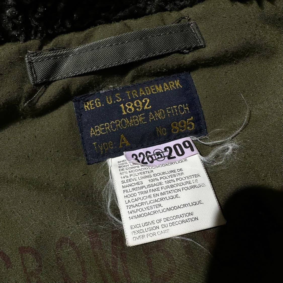 아베크롬비 N3B 파카 상품이미지4
