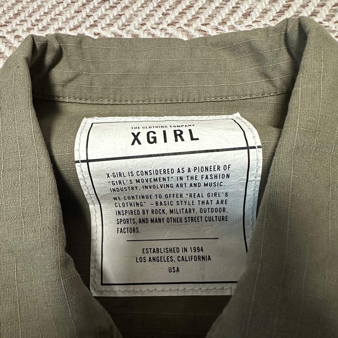 X-GIRL woman military bdu jacket 상품이미지3