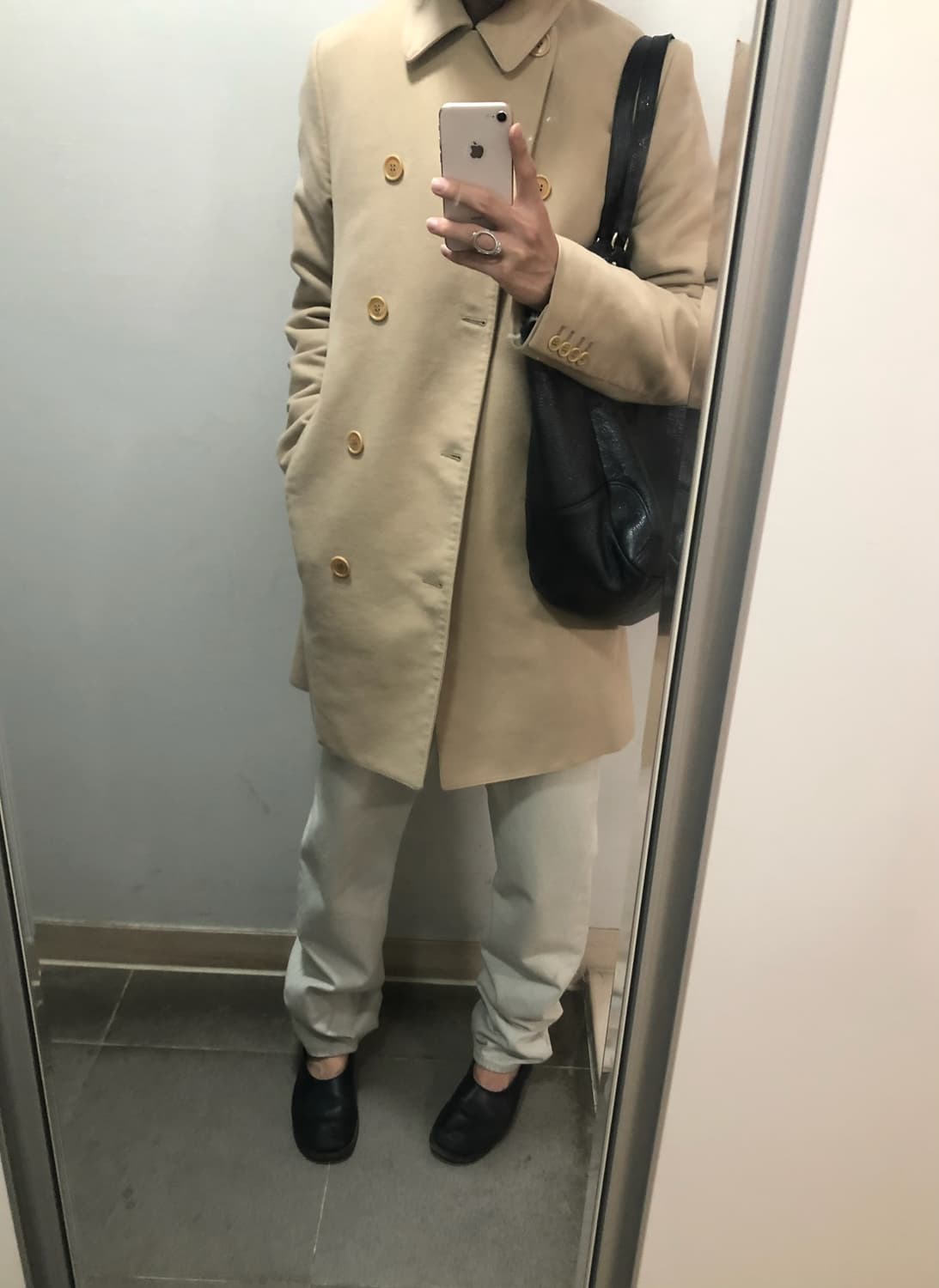 헬무트랭 00‘s 아카이브 더블 코트 상품이미지10