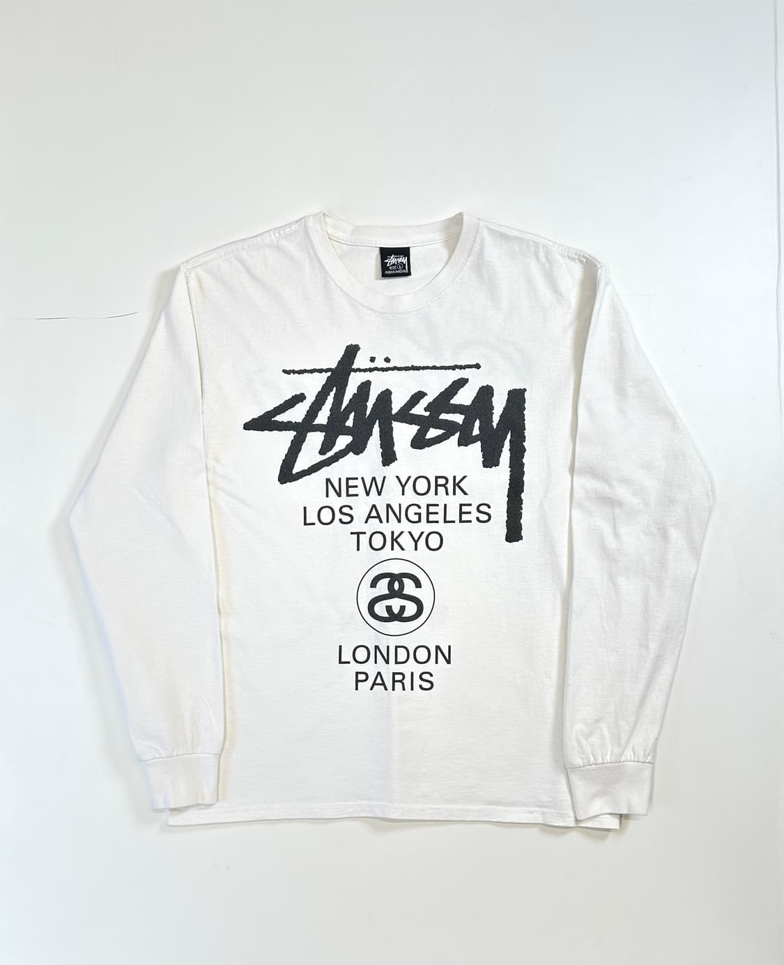 스투시 월드투어 롱슬리브 티셔츠 상품이미지1