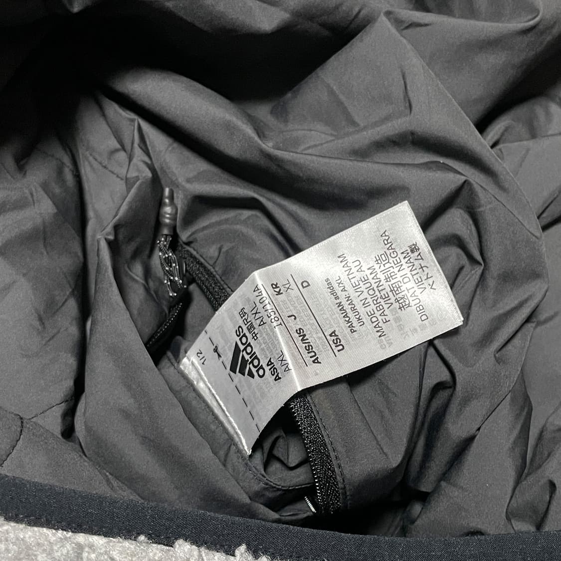 아디다스 그레이 리버시블 플리스 자켓 상품이미지5