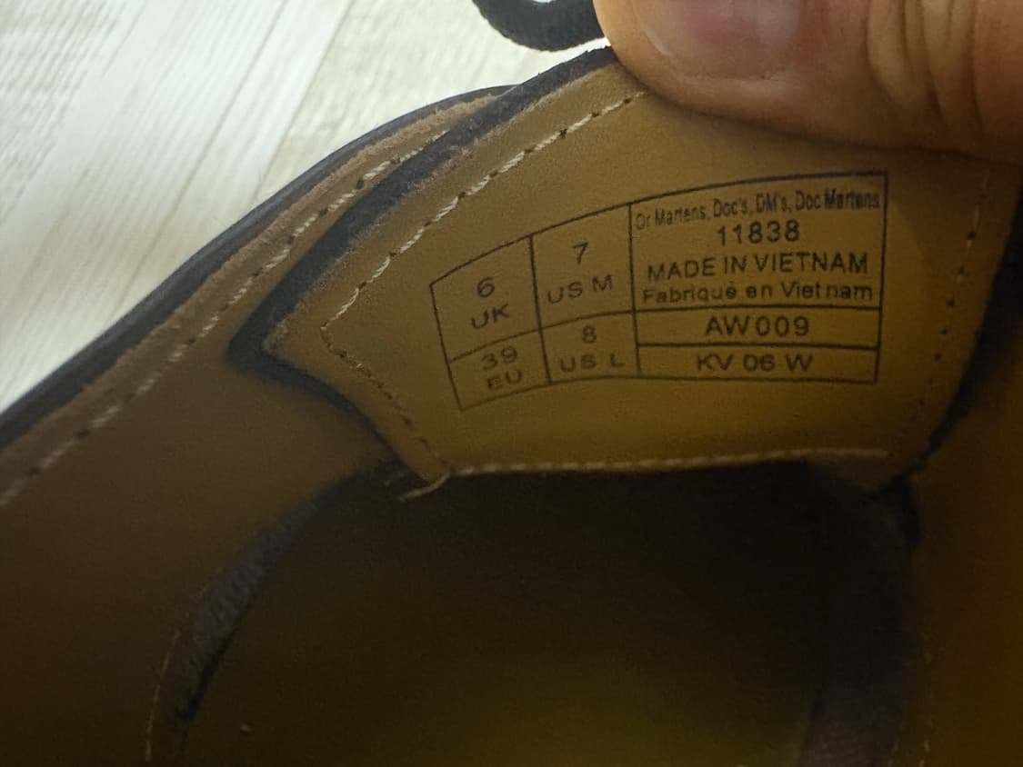 닥터마틴 1461 3홀 스무스 250 상품이미지7