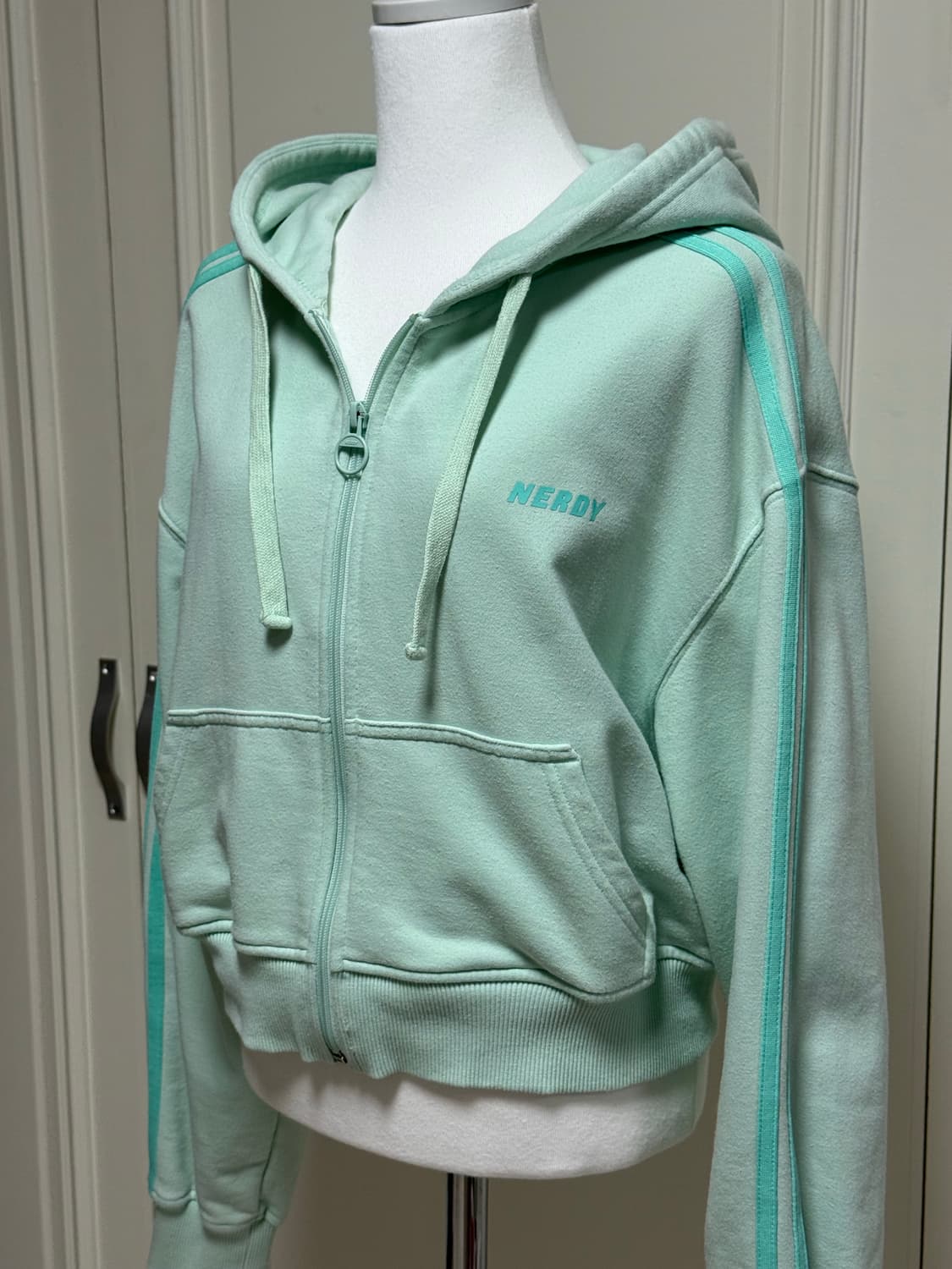 널디 민트 후드집업 상품이미지3