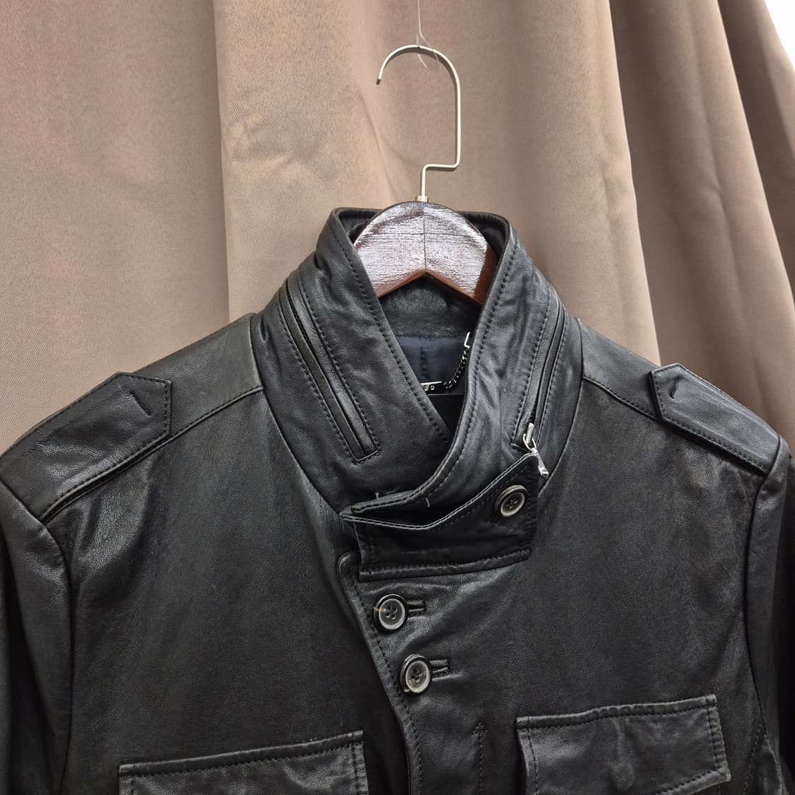 자이크 양가죽 자켓 100 상품이미지3