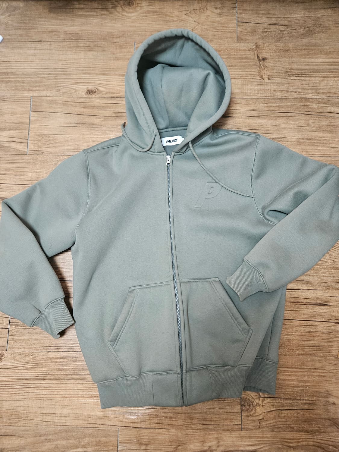 팔라스 써멀 엠보스 P3 집 후드 더 딥 그린 - 24FW 상품이미지1