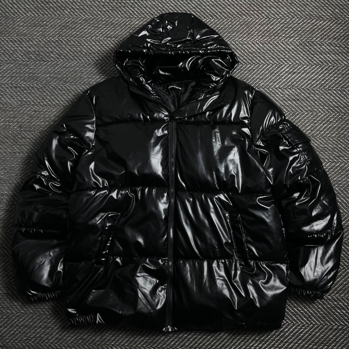 JIE YUFS 글로시 블랙 푸퍼 패딩 자켓y 4022 상품이미지2