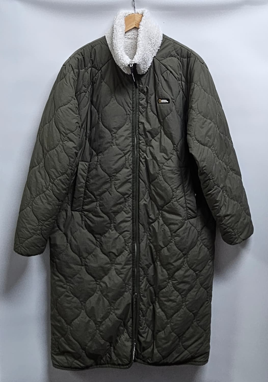 내셔널지오그래픽 리버시블 퀼팅 플리스자켓 M 상품이미지1