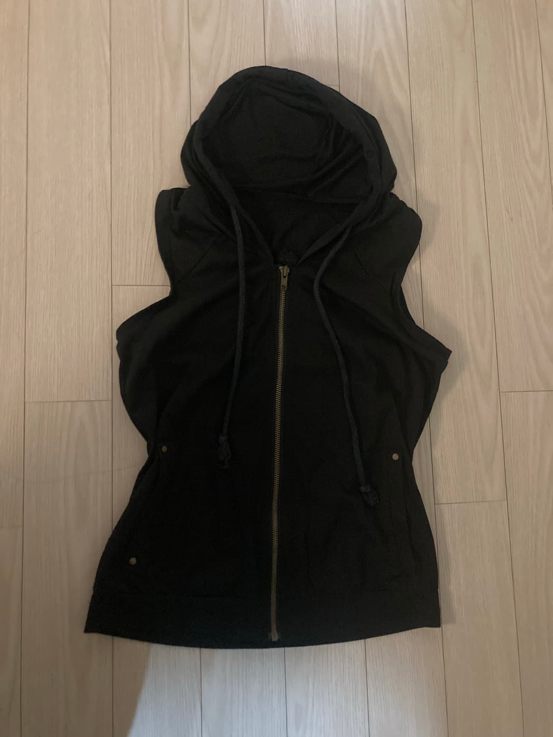 back printing vest zipup 상품이미지2