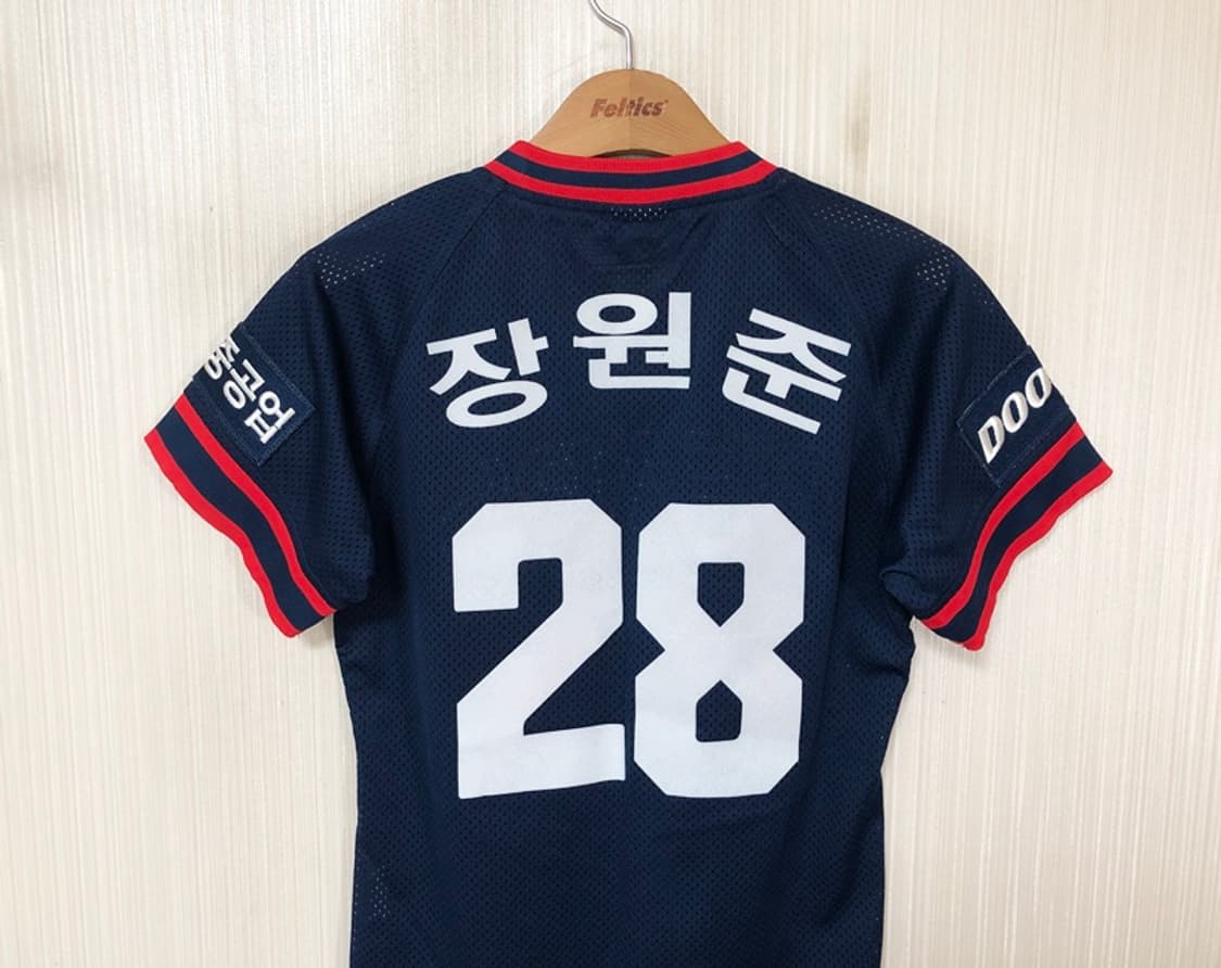 KBO 두산베어스 올드원정 유니폼/져지 9호(80) #25 장원준 상품이미지9