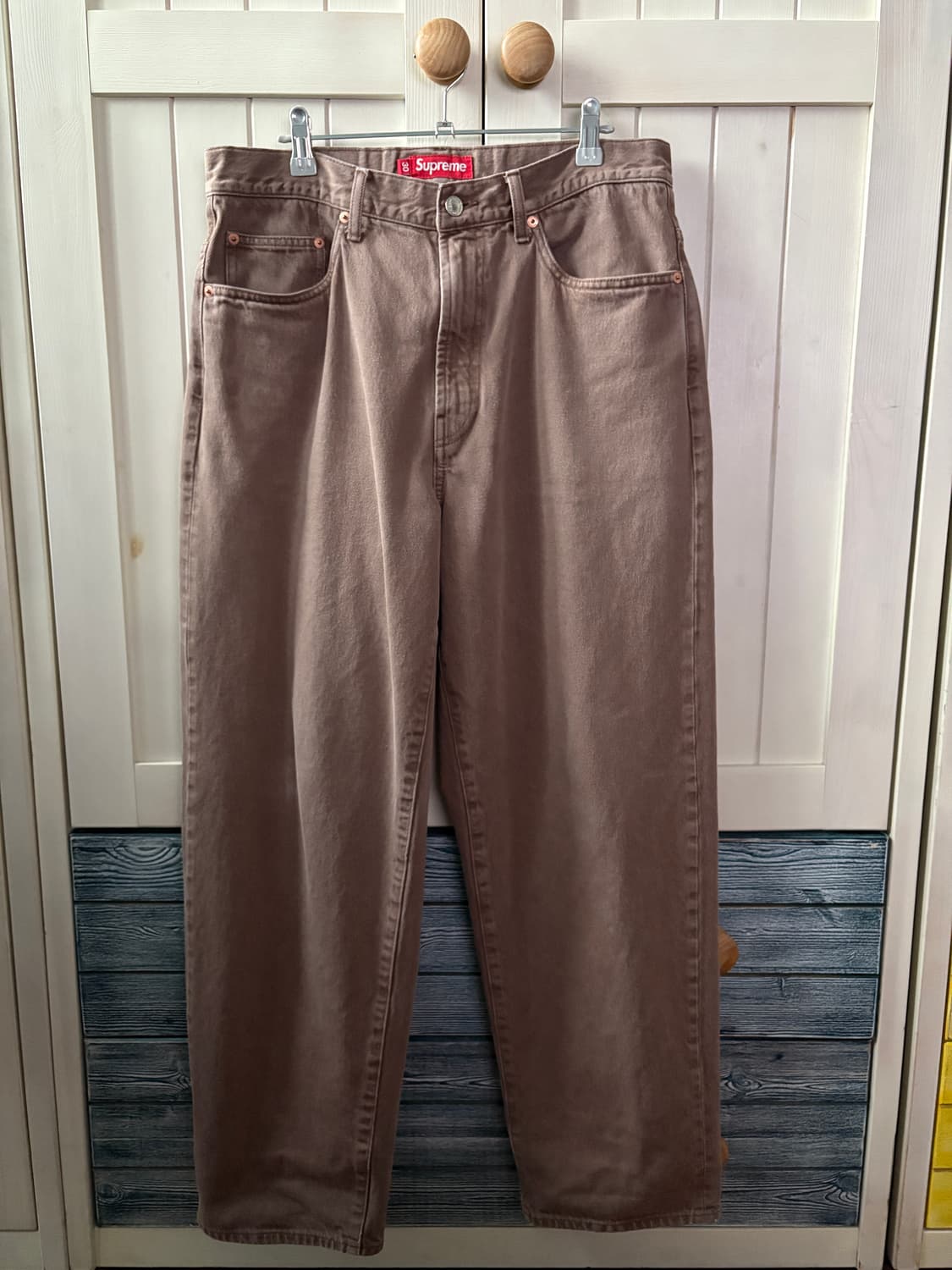 슈프림 배기진 라이트 브라운 30 사이즈 상품이미지1