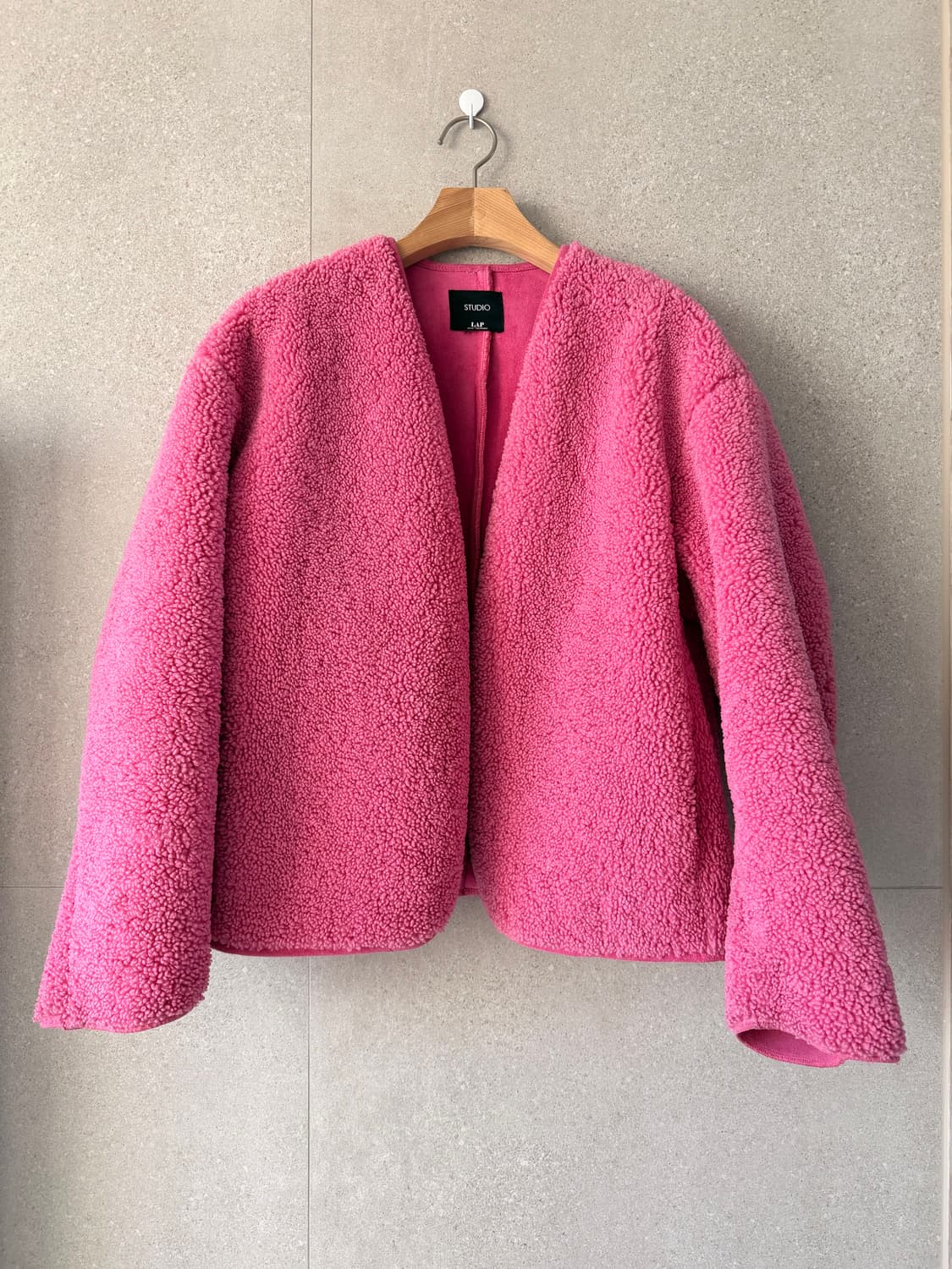 뽀글이 자켓 오버핏 랩 스튜디오 상품이미지1