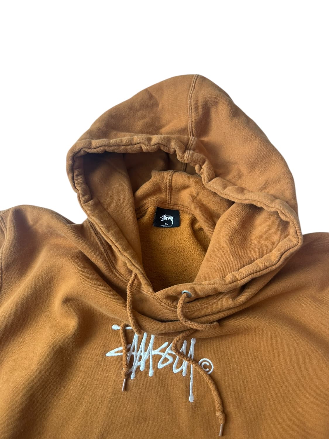 스투시 자수 카멜 후드티 상품이미지9