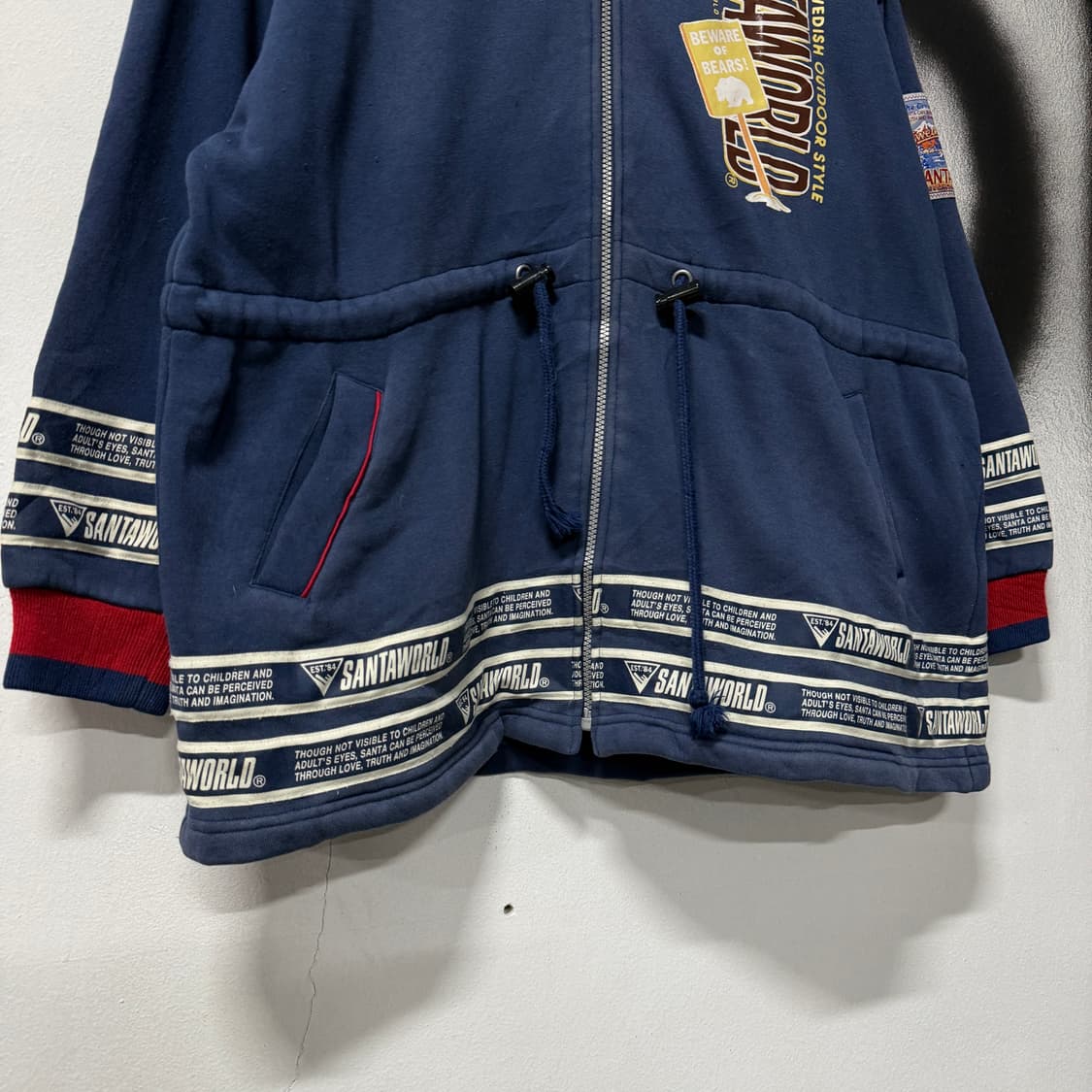 산타월드 캡틴산타 빅사이즈 올드스쿨 풀 프린팅 집업 후디 상품이미지4