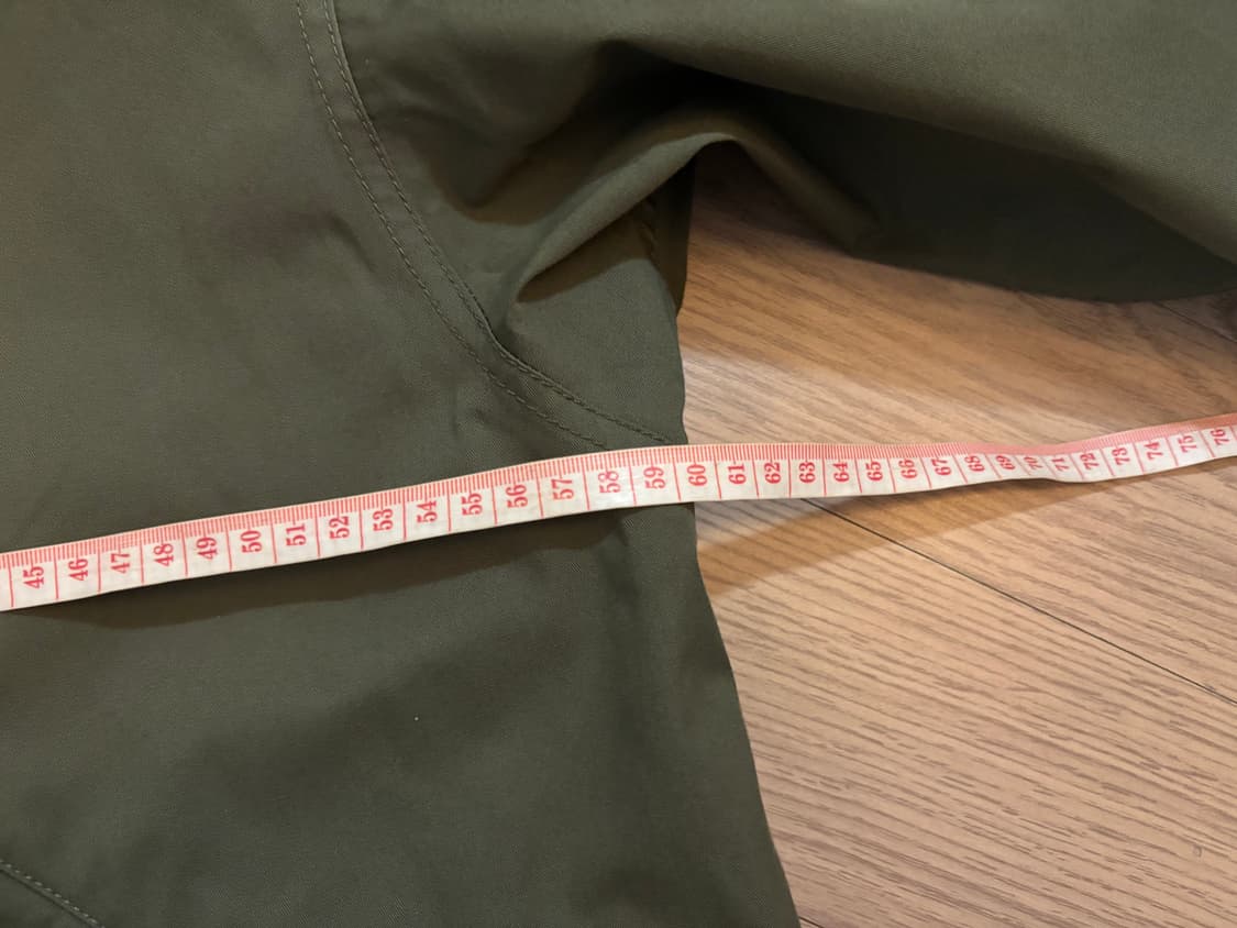 상태최상 유니클로 오버핏 블럭테크 피쉬테일 야상 웨더코트 여L 남m 상품이미지7