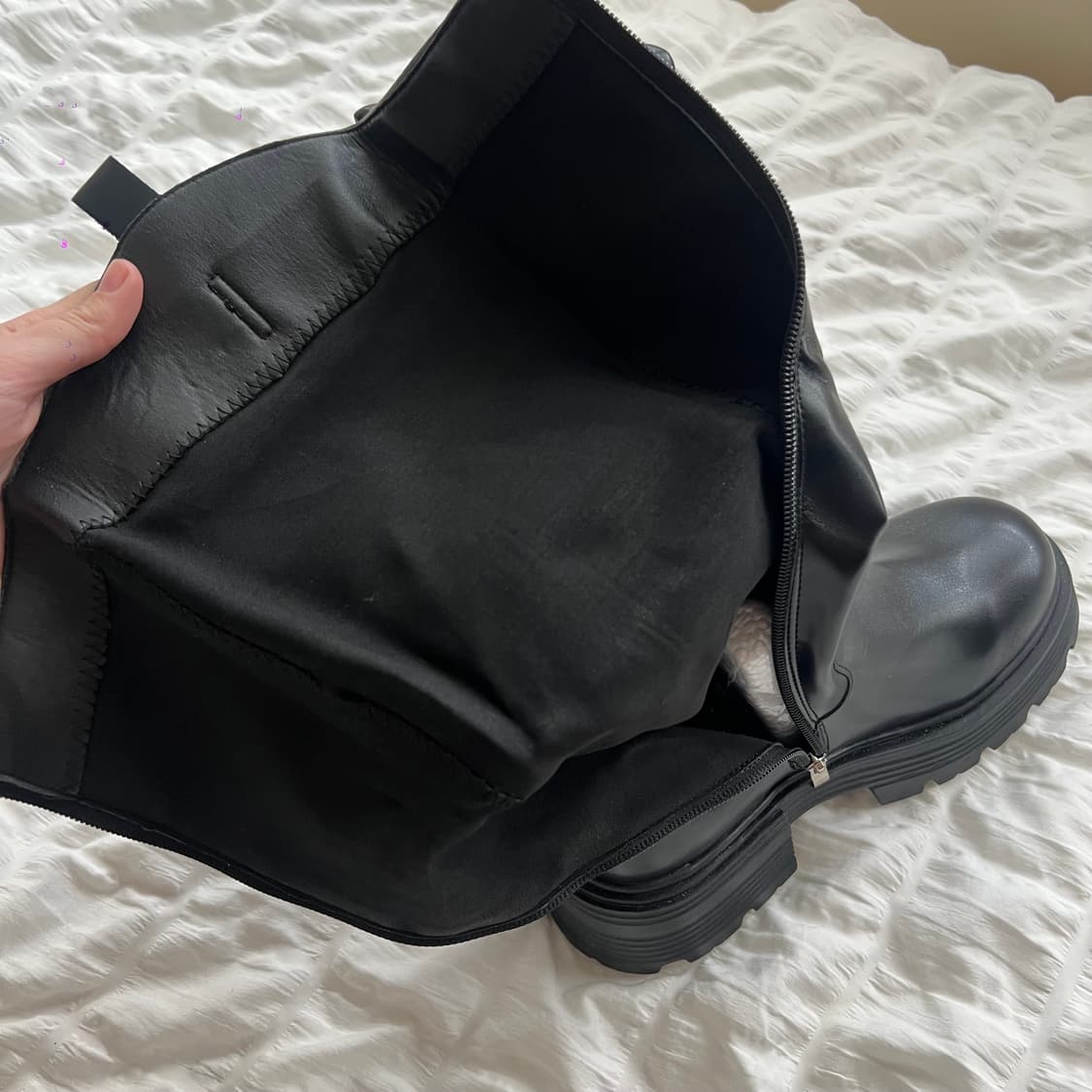 슬림 롱 플랫폼 부츠 상품이미지9