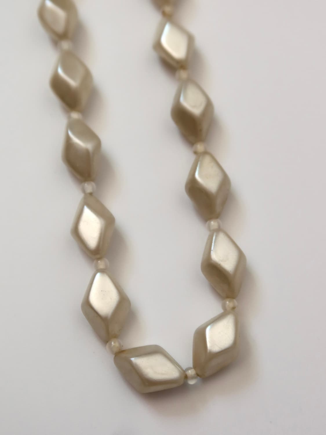 ivory cube bead necklace 상품이미지4