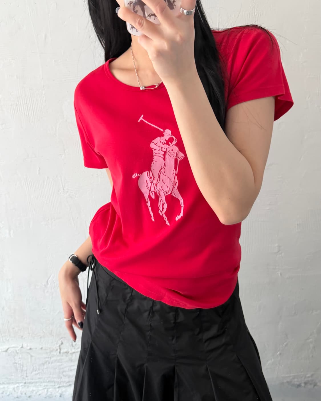 Polo 랄프로렌 우먼 빅포니 티셔츠 상품이미지3