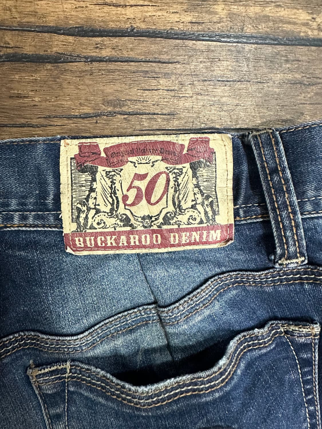 버커루진스 34사이즈 빈티지 워싱 데님 상품이미지10