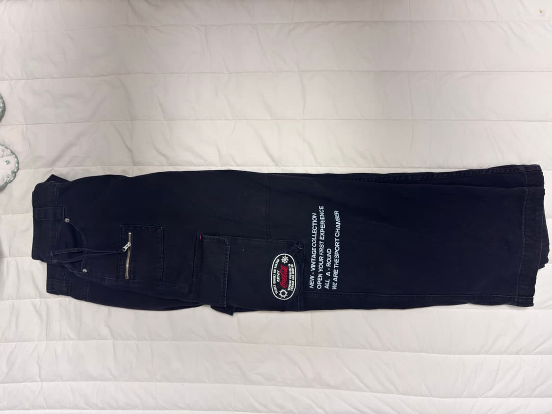 스포츠챔버X코카콜라 카고팬츠 블랙 상품이미지9