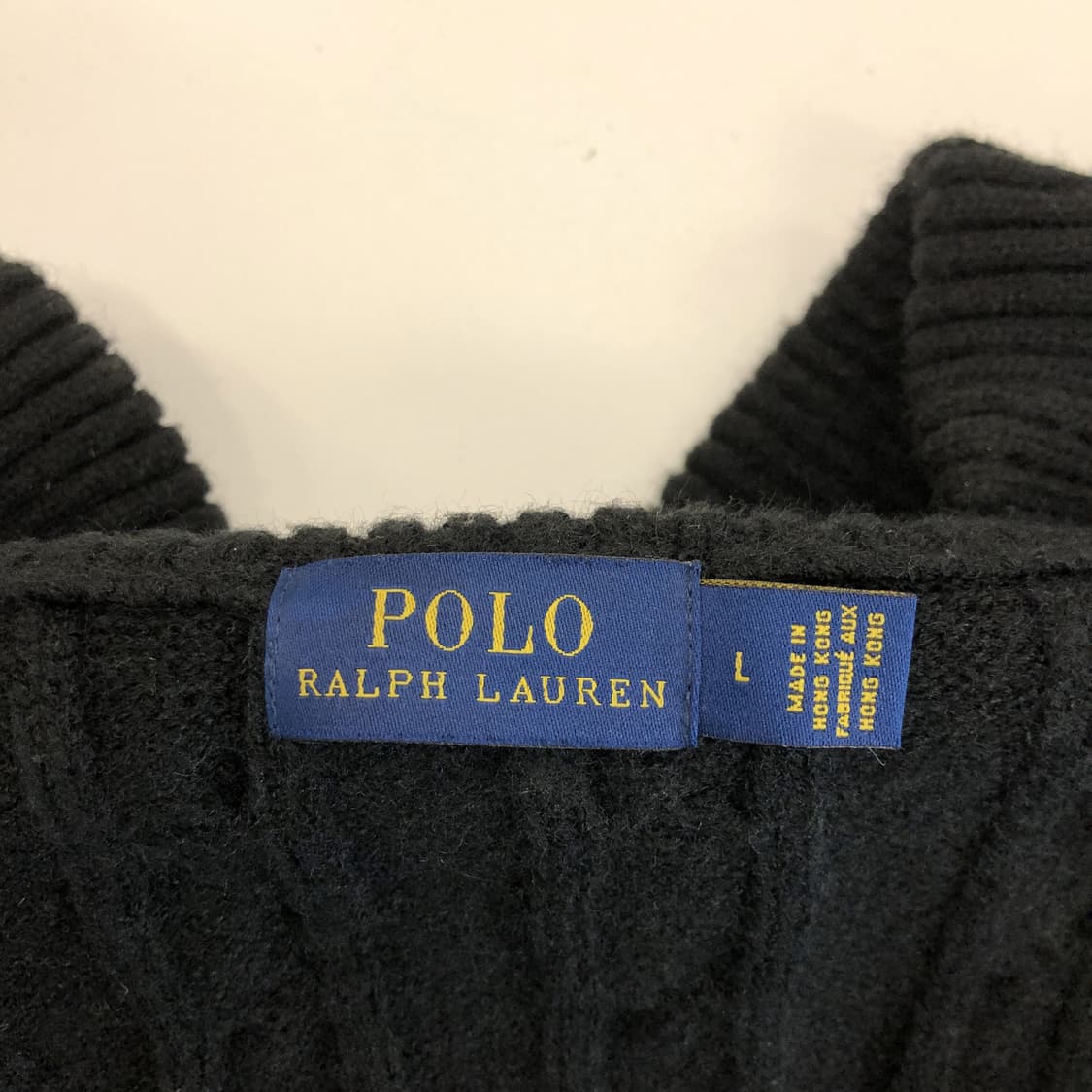 폴로 랄프로렌 투웨이 케이블 니트집업 L  상품이미지5